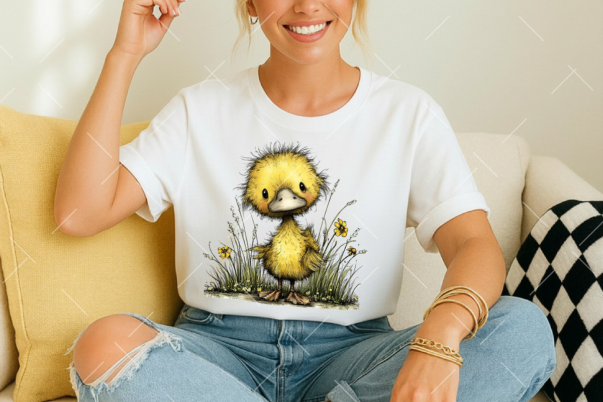 Whimsical Yellow Spring Clipart, an Illustration by OK Design (Photo 6 of 6)