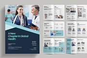 Medical Brochure Template, a Brochure Template by Pixelpick (Thumbnail 1 of 9)