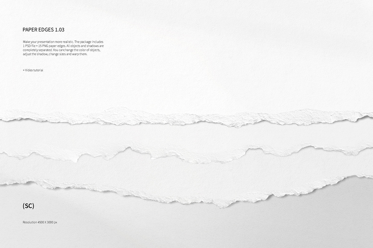 Paper Edges, a Product Mockup by Roman Striga (Photo 7 of 9)