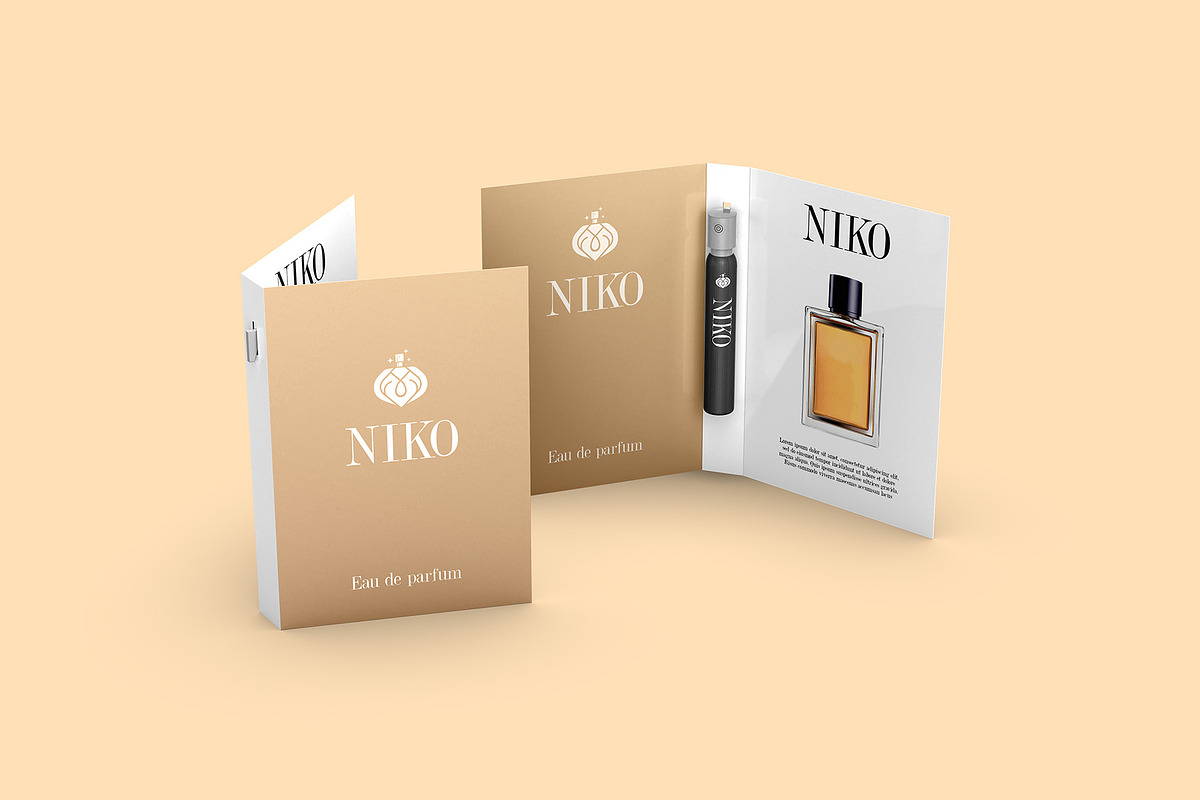 Perfume Sampler Mockup - 8 views, a Packaging Mockup by Illusiongraphic (Photo 5 of 18)