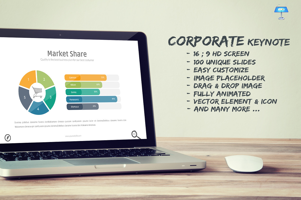 Perfect Keynote Bundle, a Presentation Template by DesignCorner (Photo 2 of 6)