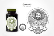 Cannabis Farm Label & logo Badge, a Branding & Logo Template by The Design For Co. (Thumbnail 6 of 6)