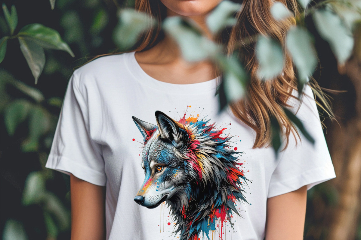 Dynamic wolf head in profile., an Animal Illustration by yod67 (Photo 5 of 10)