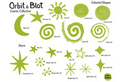 Cosmic Brush Stamps - Procreate, a Brush Add-On by INKY STAMP BRUSHES (Thumbnail 3 of 10)