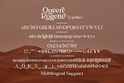 Queen Rogette - A Stylish Serif, a Serif Font by Aqeel_Art (Thumbnail 7 of 8)