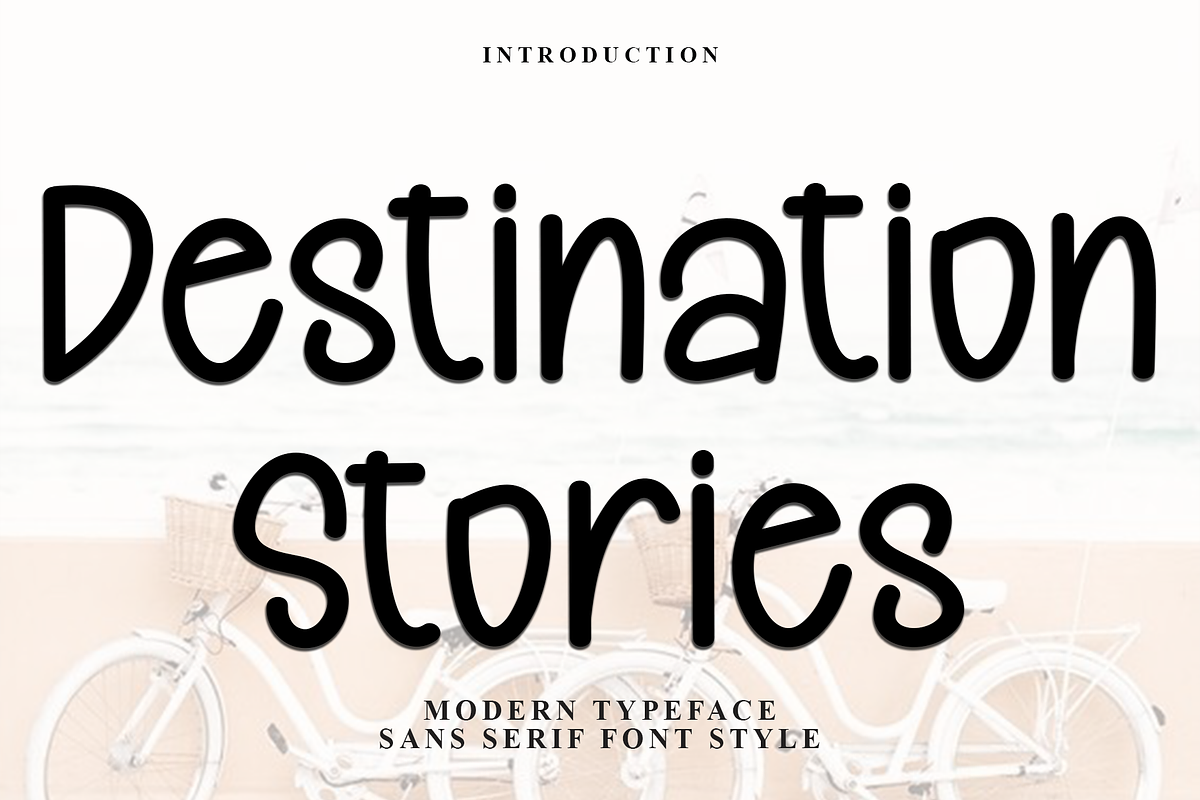Destination Stories, a Sans Serif Font by InermediaSTUDIO (Photo 1 of 8)