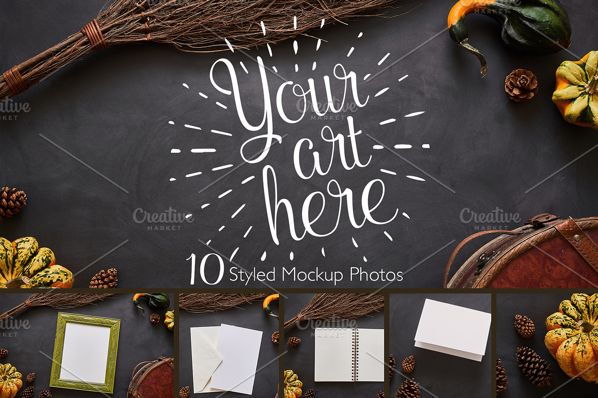 Fall Harvest Photo Mockup Bundle, a Mockup by Kudzu Camera (Photo 1 of 4)