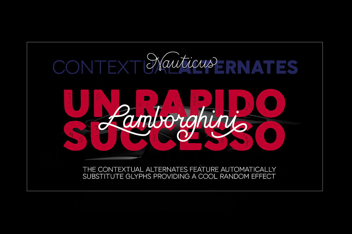 Nauticus Script&Sans preview 4
