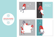 Christmas Gnomes, a Seasonal Illustration by lenlis (Thumbnail 9 of 9)