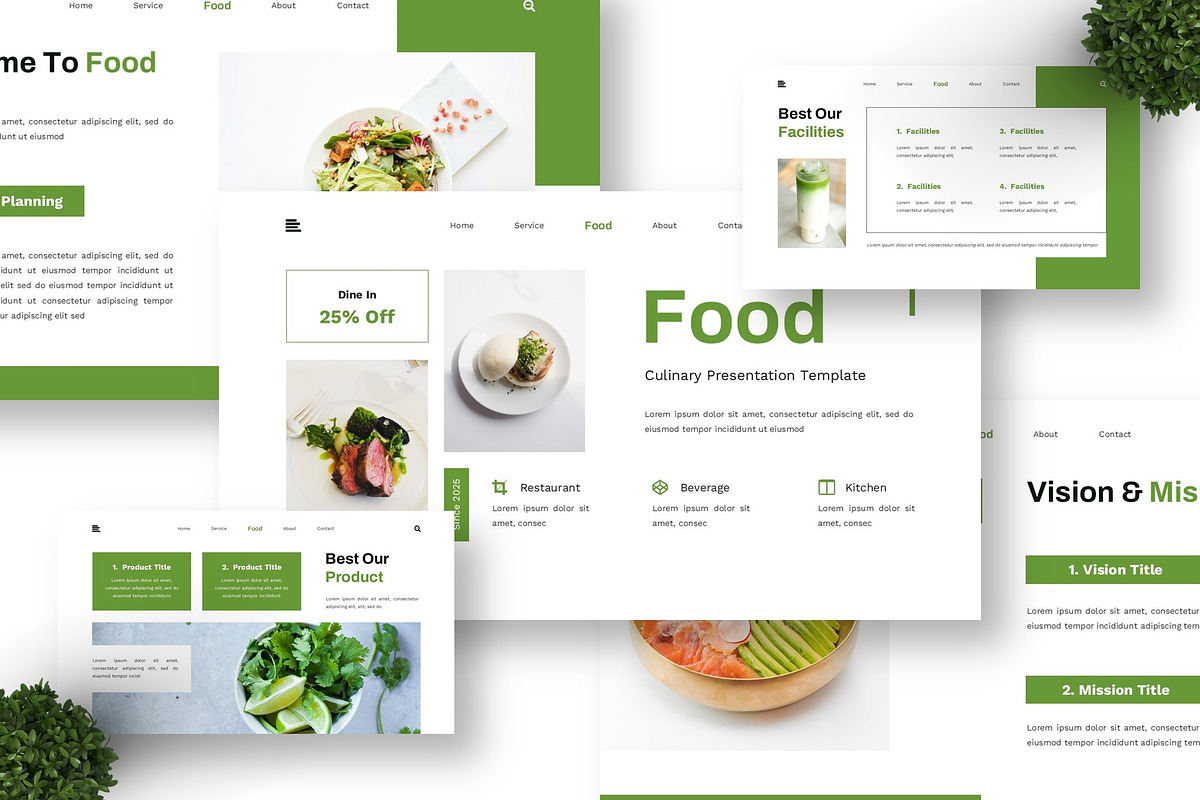 Food - Culinary Google Slide, a Presentation Template by Deepslide Studio (Photo 4 of 6)