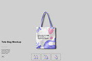 Tote Bag Mockup, an Apparel Mockup by NyakBiett (Thumbnail 1 of 5)