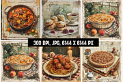 Favorite Foods Vintage Junk Journal, a Background Graphic by PrintHaven Designs (Thumbnail 8 of 10)