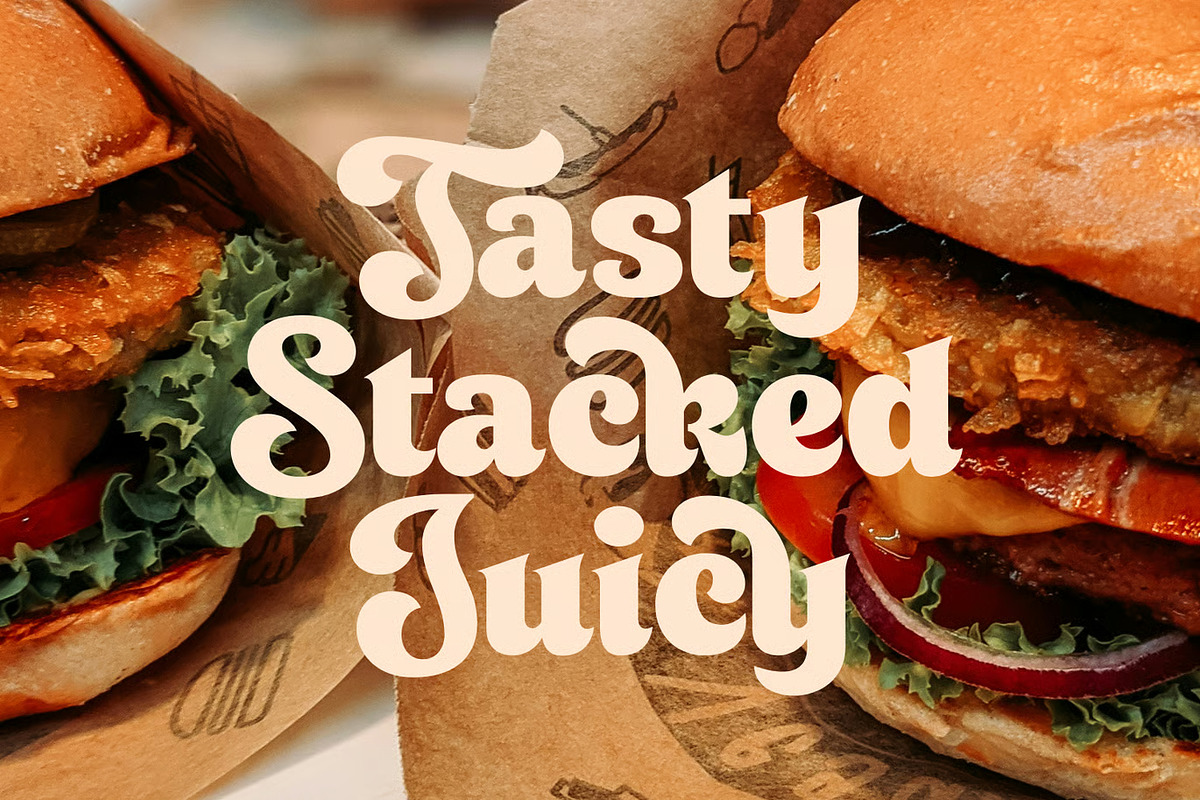Fodhies - Food Font, a Script Font by Runsell Studio (Photo 3 of 4)