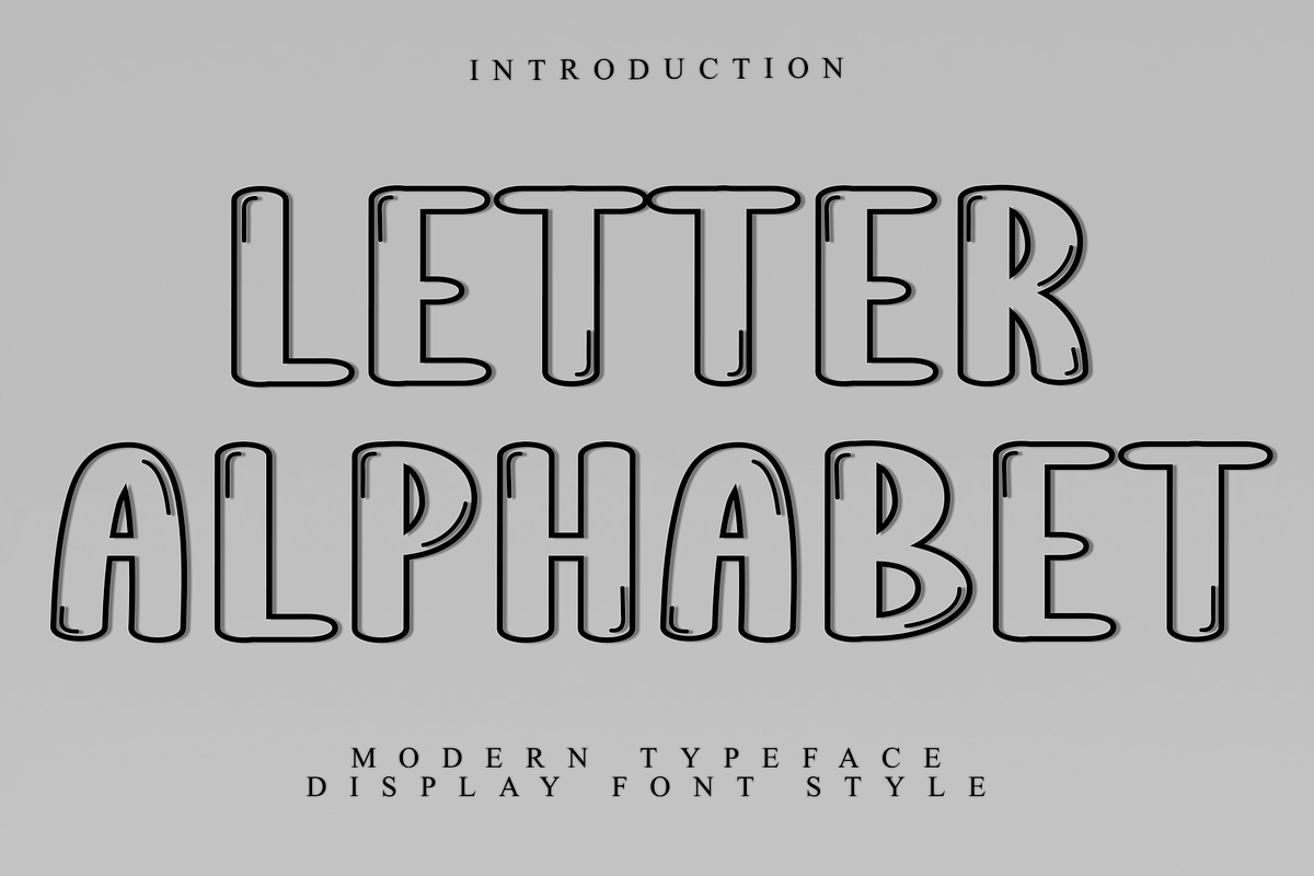 Letter Alphabet, a Script Font by InermediaSTUDIO (Photo 1 of 8)
