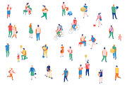 Flat vector people lifestyle bundle, a Person Illustration by Vector_Art (Thumbnail 24 of 27)