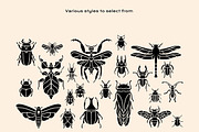 Insects Linocut Clipart, an Illustration by ClayStudio (Thumbnail 3 of 7)