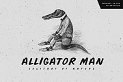 Alligator Man, a Script Font by Graticle (Thumbnail 1 of 3)