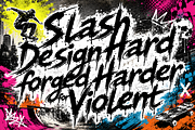 ShycoBlaze – Metal Skate Rock & Punk, a Handwritten Font by HypeWorksCo (Thumbnail 5 of 13)