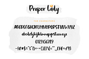 Proper Lady, a Script Font by Kang1993 (Thumbnail 5 of 8)