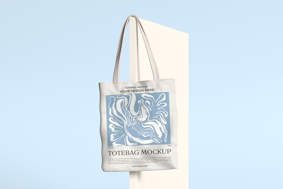 Tote Bag Mockup, a Cups & Container Mockup by xavier_studio (Photo 3 of 5)