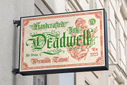 Signtelly Typeface, a Blackletter Font by alit design (Thumbnail 17 of 20)