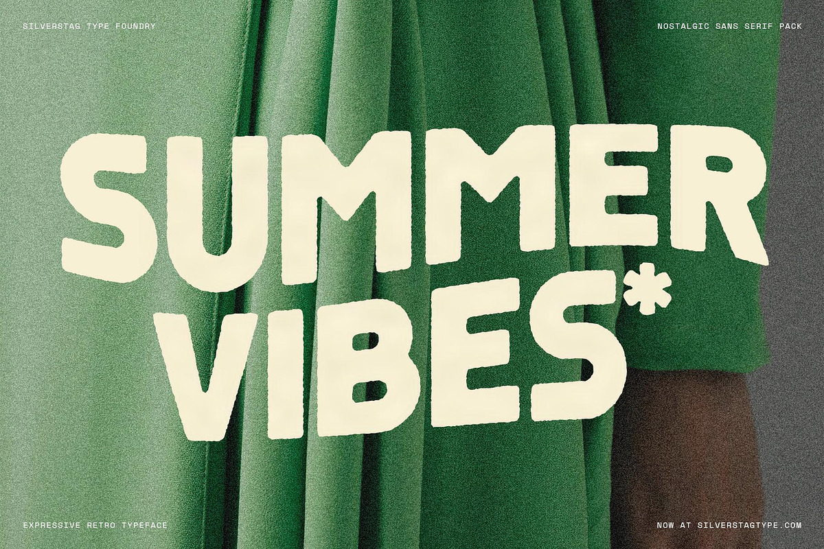 Saffielle - Bold Vintage Typeface, a Sans Serif Font by SilverStag Type Foundry (Photo 7 of 15)