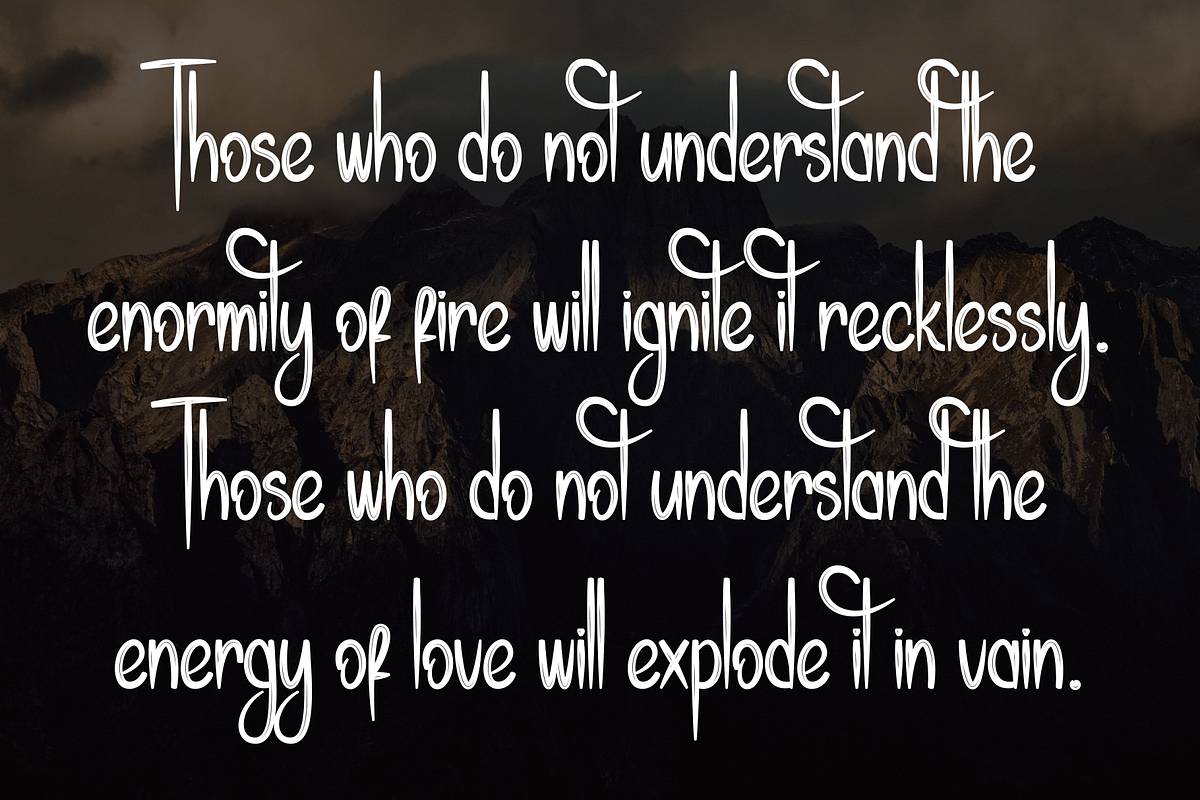 Simple Callifornia | Script Font, a Handwritten Font by Scratchones (Photo 6 of 8)