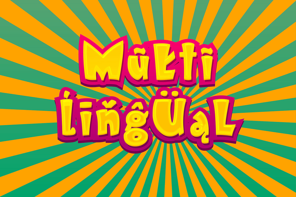 KLOPSY - funny bold display font preview 3
