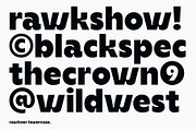 Rawkner Font, a Sans Serif Font by trustha (Thumbnail 4 of 15)