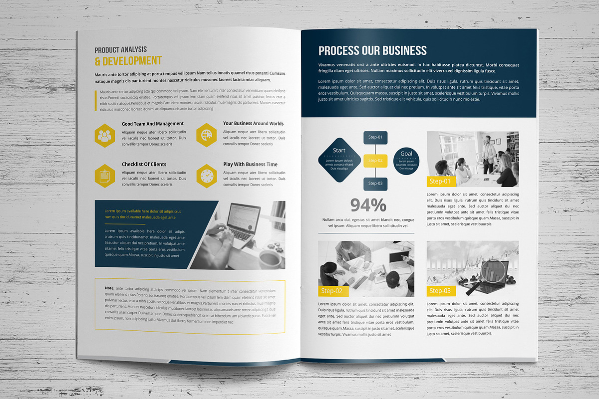Annual Report Template V10, a Brochure Template by JanySultana (Photo 5 of 18)