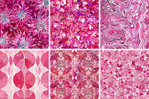 Pink Shimmers Seamless Patterns