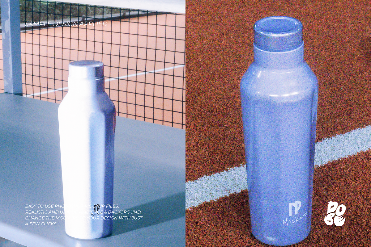 Tumbler Sport Mockup Set - Vol 1, a Merchandise Mockup by DOBE Studio (Photo 4 of 4)
