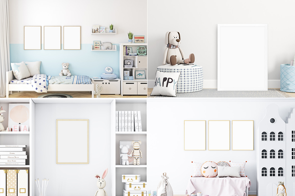 Frame Mockup Kids Bundle - 22, a Print Template by Mockup Shop (Photo 2 of 6)