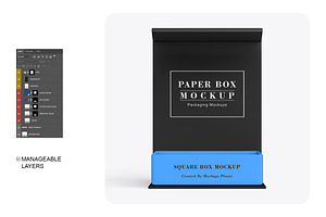 Open Box Mockup