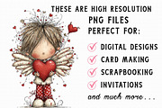 Quirky Valentine Boy Clipart, an Illustration by Libby Wishes (Thumbnail 7 of 7)