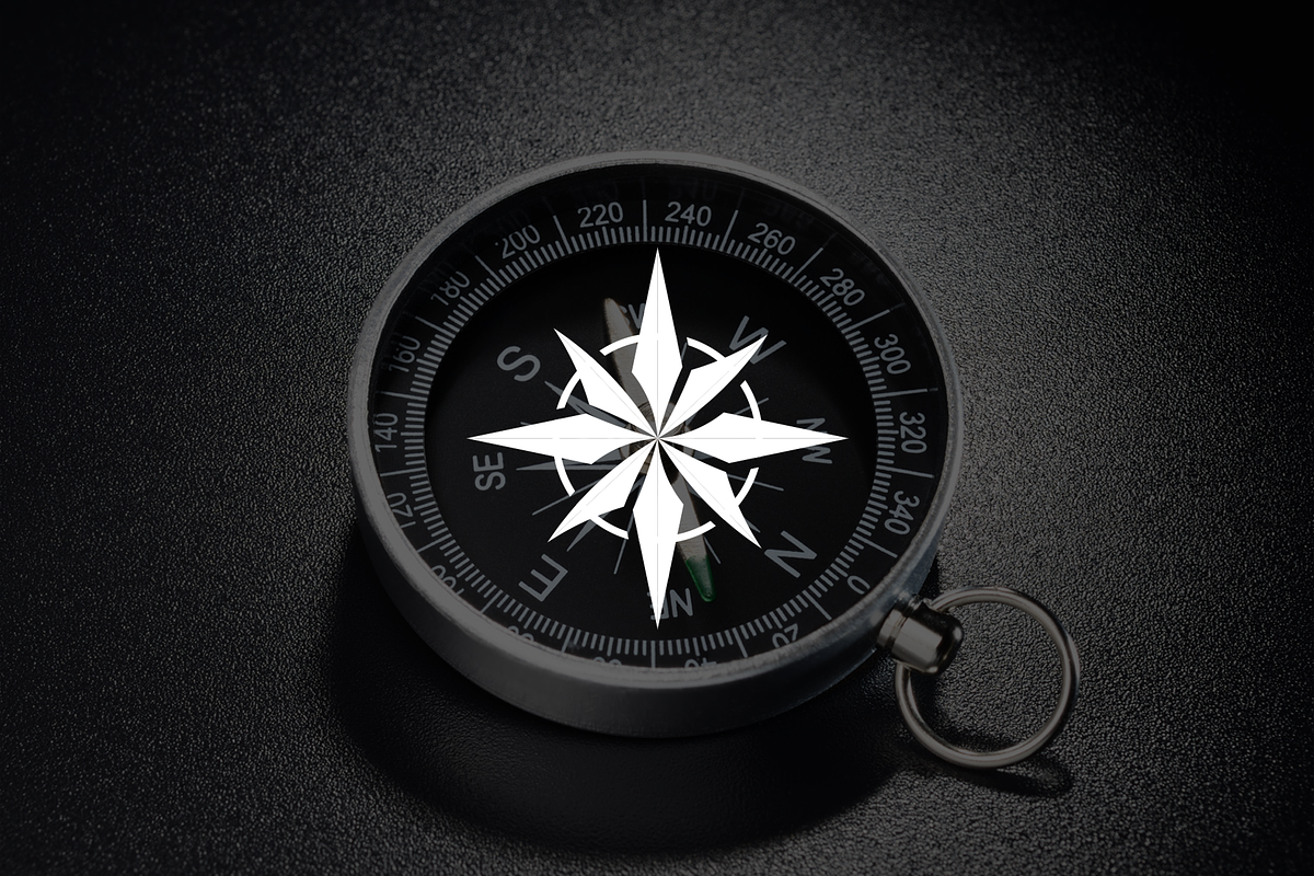 Minimalist Modern Compass Logo, a Branding & Logo Template by Luxury Logos (Photo 2 of 4)