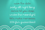 Neon Glowup by Emily Ann Hill, a Script Font by Emily Ann Hill Type Co. (Thumbnail 4 of 4)