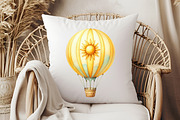 Hot Air Balloon Png, Pastel Balloons, an Illustration by Pixels.Craft (Thumbnail 4 of 7)