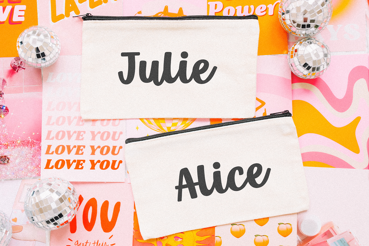 Bestie Club | Bold Script Font, a Script Font by KA Designs (Photo 8 of 10)