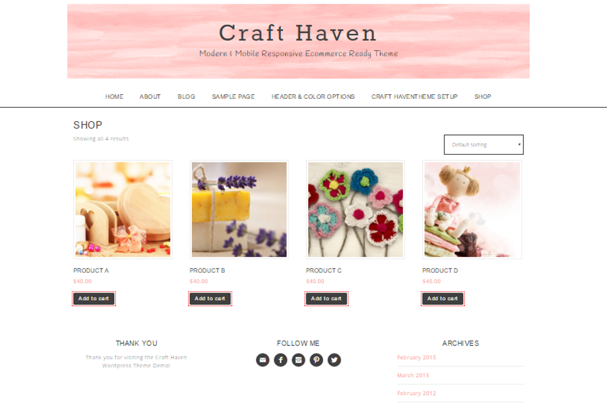 Wordpress Ecommerce Ready Theme, a WordPress Template by Theme Fashion (Photo 4 of 6)