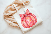 Disco pumpkin png, an Illustration by Watercolor design (Thumbnail 2 of 3)