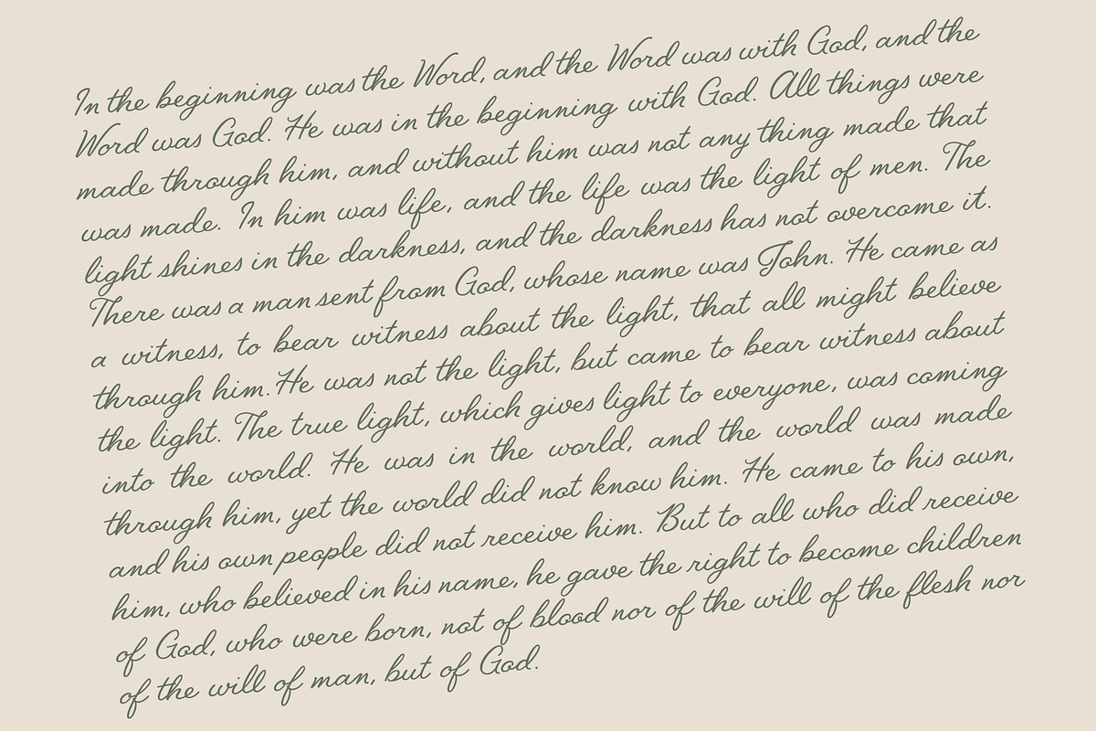 Jullina - Handwriting Script Font, a Script Font by Danielle Eneh (Photo 7 of 13)