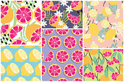 55 Tropical Fruit Seamless Patterns, a Pattern Graphic by Blue Lela Design (Thumbnail 8 of 15)