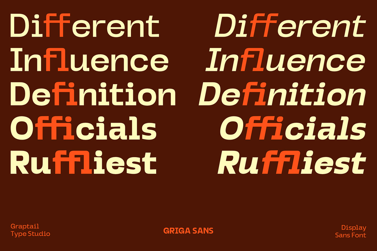 Griga Sans - Font Family, a Sans Serif Font by Graptail (Photo 16 of 18)