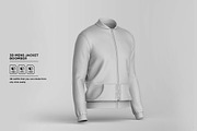 3D Mens Bomber Jacket Apparel Cloth, an Object 3D Model by 3D Resource (Thumbnail 3 of 6)