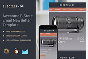 Electroshop-Business Email Template, an Email Template by ZippyPixels (Thumbnail 1 of 4)