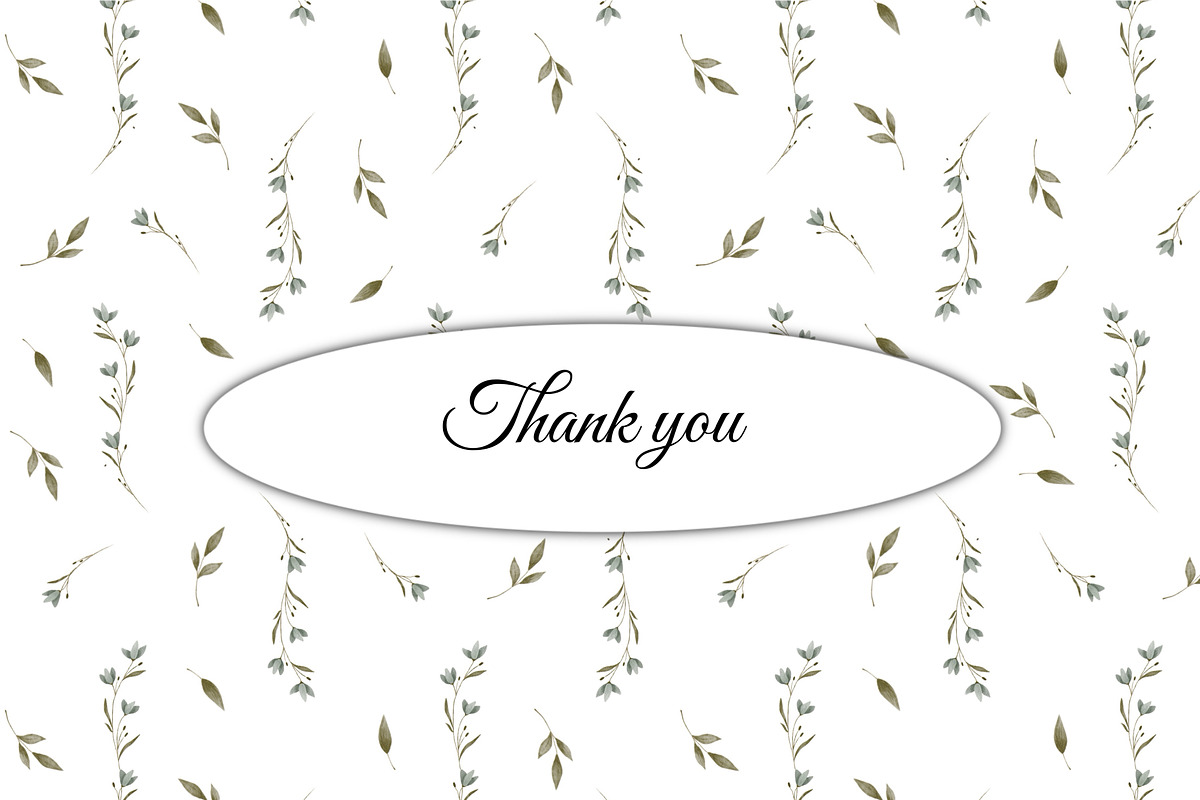 Elegant Botanical Seamless Set, a Pattern Graphic by ZabolotnaArt (Photo 6 of 6)