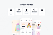 Shopline - eCommerce Marketplace App, an UI Kit Template by Unpixel Design (Thumbnail 1 of 6)