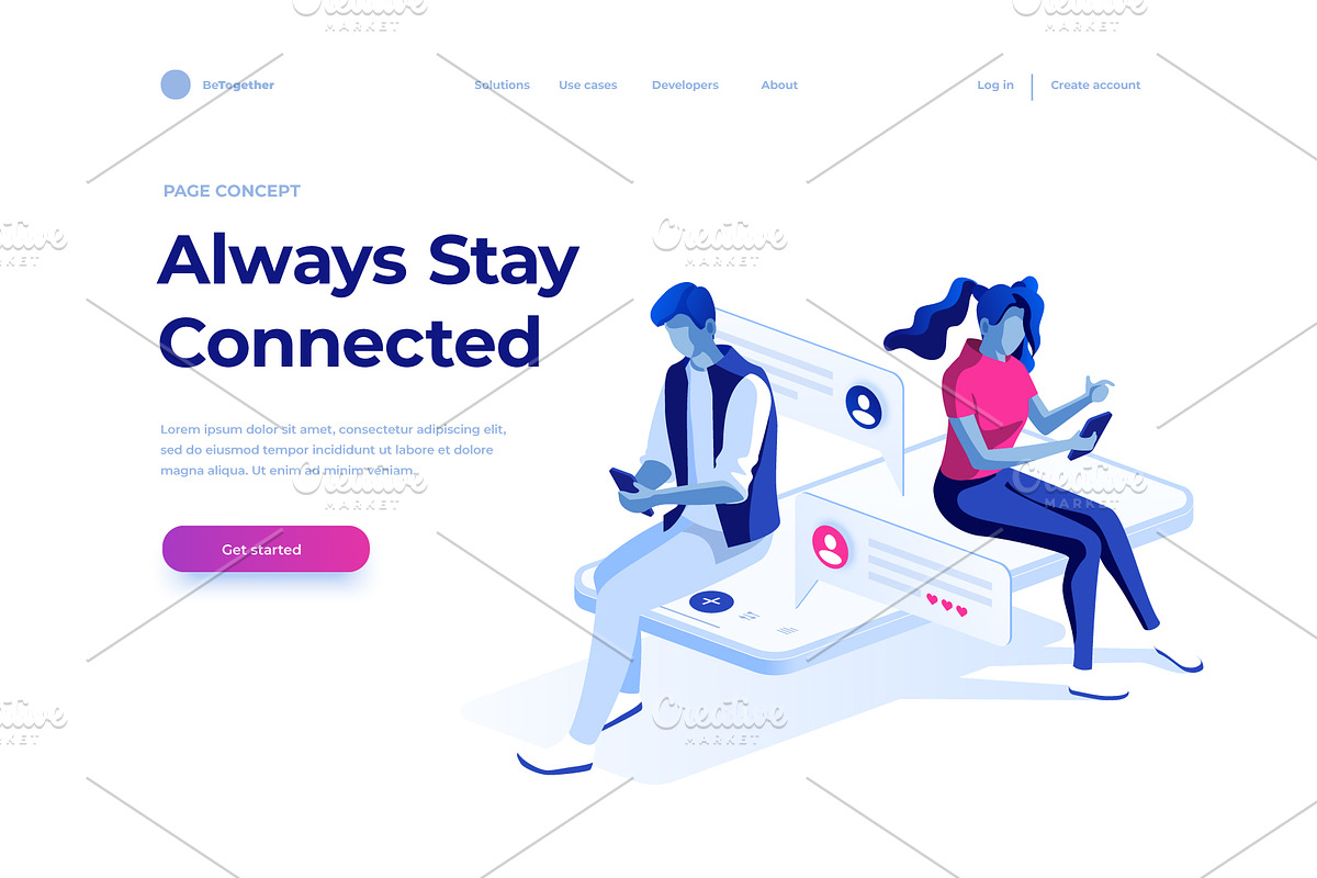 Isometric illustration kit - People, a Templates & Theme by Formfrom (Photo 12 of 34)