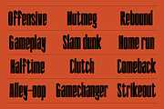 AO Hailstone - Condensed Display, a Sans Serif Font by OwunStudio (Thumbnail 9 of 18)